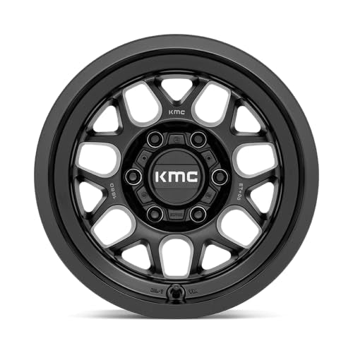 KMC 16x8 KM725 Terra Wheel Rim +0mm Satin Black 6x5.5" Inch KM725MX16806800