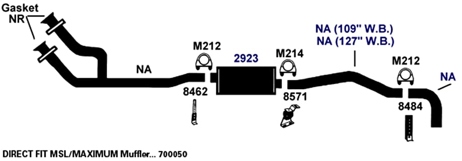 Exhaust Hanger AP Exhaust 8484