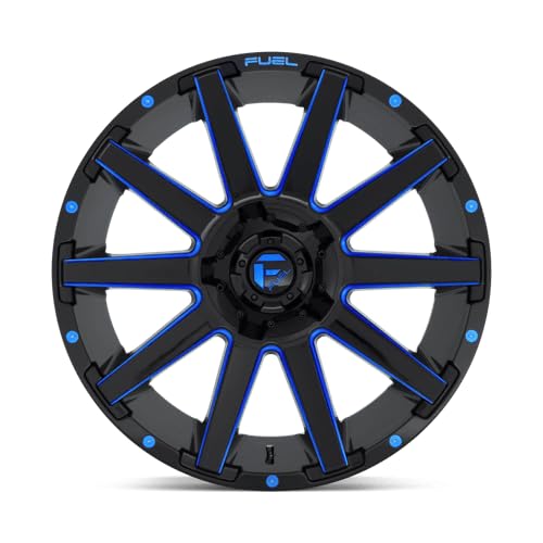 D644 Fuel Offroad CONTRA BLACK Wheel with Painted and TPMS Compatible (20 x 10. inches /5 x 139 mm, -18 mm Offset)