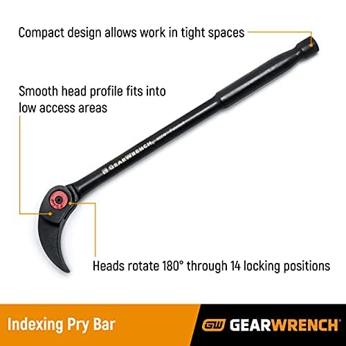 2 Pc. GEARWRENCH Indexing Pry Bar Set, 8" & 16" - 82300