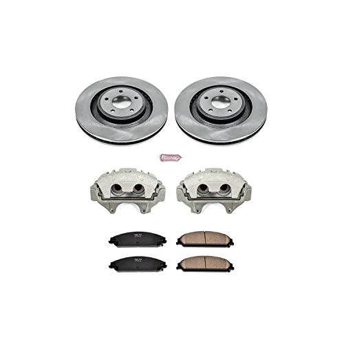 Power Stop KCOE5565 1-Click Front Auto specialty Brake Kit with Caliper, 1 Pack For Dodge Caliber 2008-2009 [Model Specific]