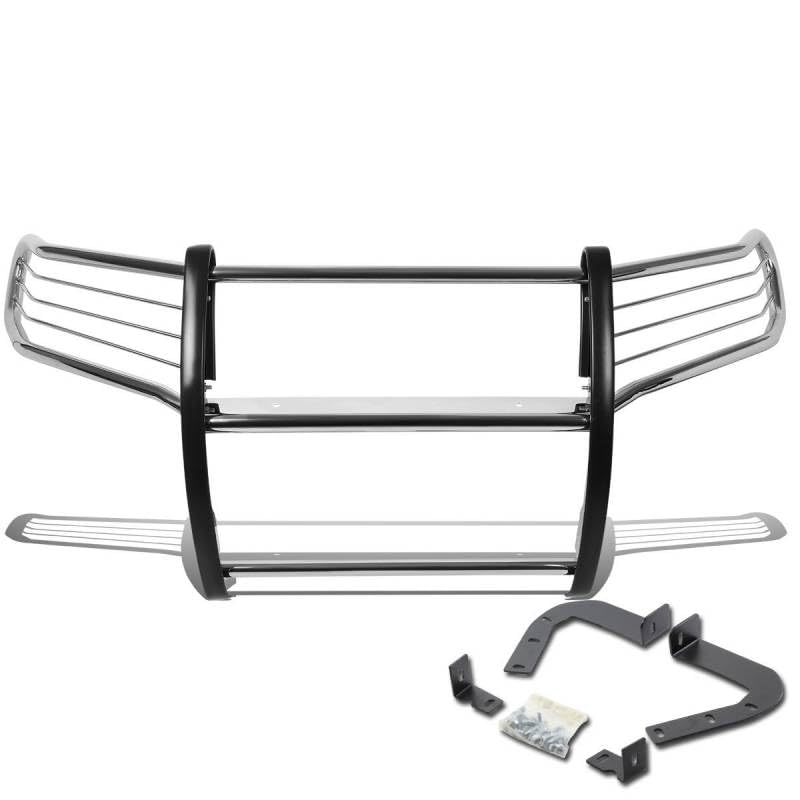 Bumper Guard Black Horse Grille brush Modular Stainless Steel Compatible with 2011-2021 Jeep Grand Cherokee-17A080202MSS