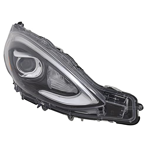 Right TYC Headlight Assembly Compatible with 2018-2019 Toyota Prius
