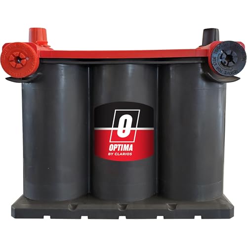 OPTIMA Batteries 75/25 High Performance RedTop Sealed AGM Car, Truck, and SUV Starting Battery, 720 CCA, Dual SAE and GM Terminals, Maintenance Free, Versitile Mounting