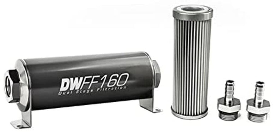 In-line Deatschwerks Fuel Filter and housing kit (8-03-160-010K-38)