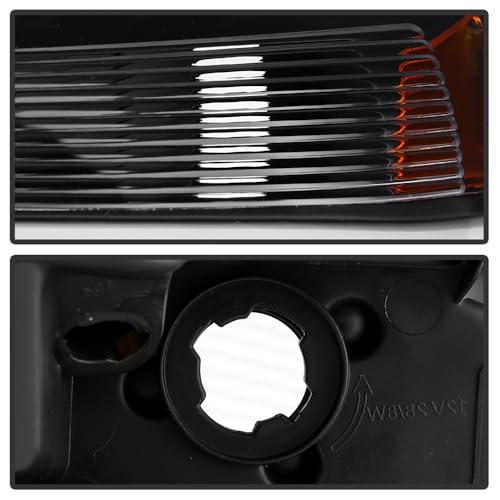 Spyder 2010-2017 Chevy Equinox LS and LT Models only (do not fit LTZ Models) Headlights with Light Bar -Low Beam-H11(Included) ; High Beam-9005(Included) ; Signal-7444NA(Included) - Black