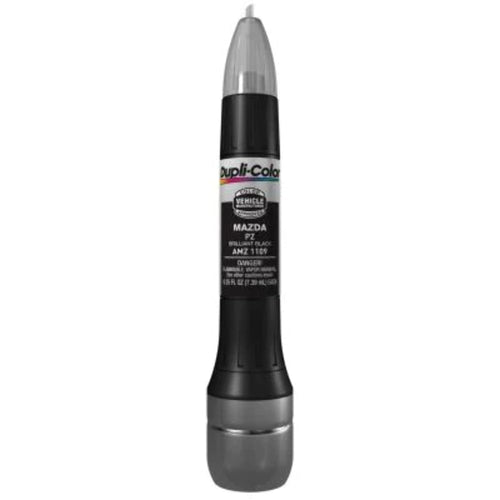 Scratch Fix Dupli-Color AMZ1109 All-In-1 Exact-Match Automotive Touch-Up Paint – Mazda Brilliant Black – 0.25 oz. Paint Pen
