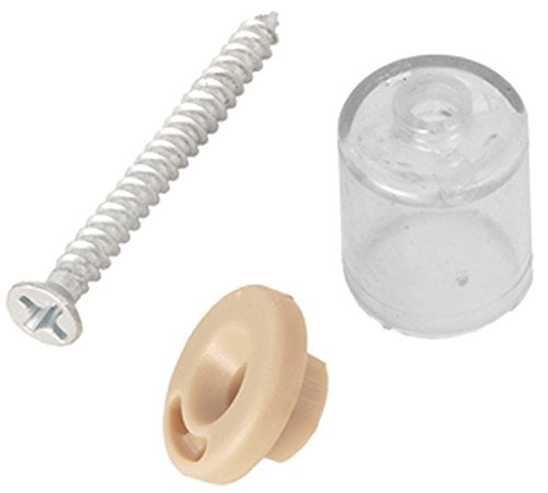 Pleated Shade Hold Downs RV Designer A311, 2 Per Pack, Window Covering Hardware , Beige
