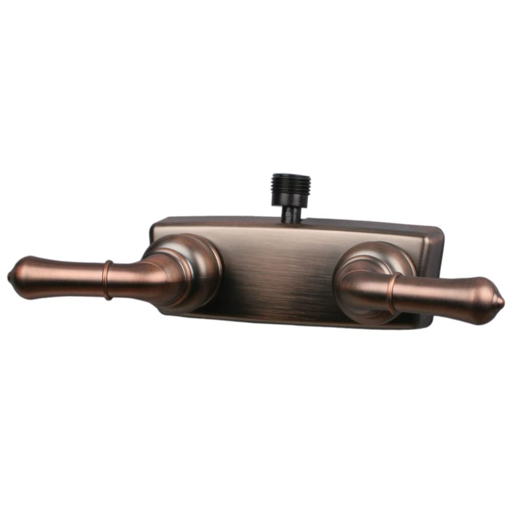 X-YOB53VBOB Empire Faucets 4" Non-Metallic Shower Only Valve with Teapot Handles and Vacuum Breaker - Oil Rub Bronze