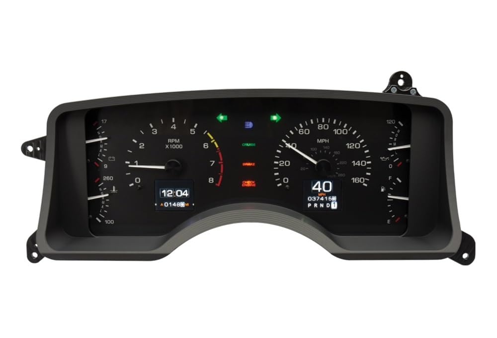 Dakota Digital Retrotech Gauge Instrument System RTX-90F-MUS-X Compatible with Ford 1990-93 Mustang