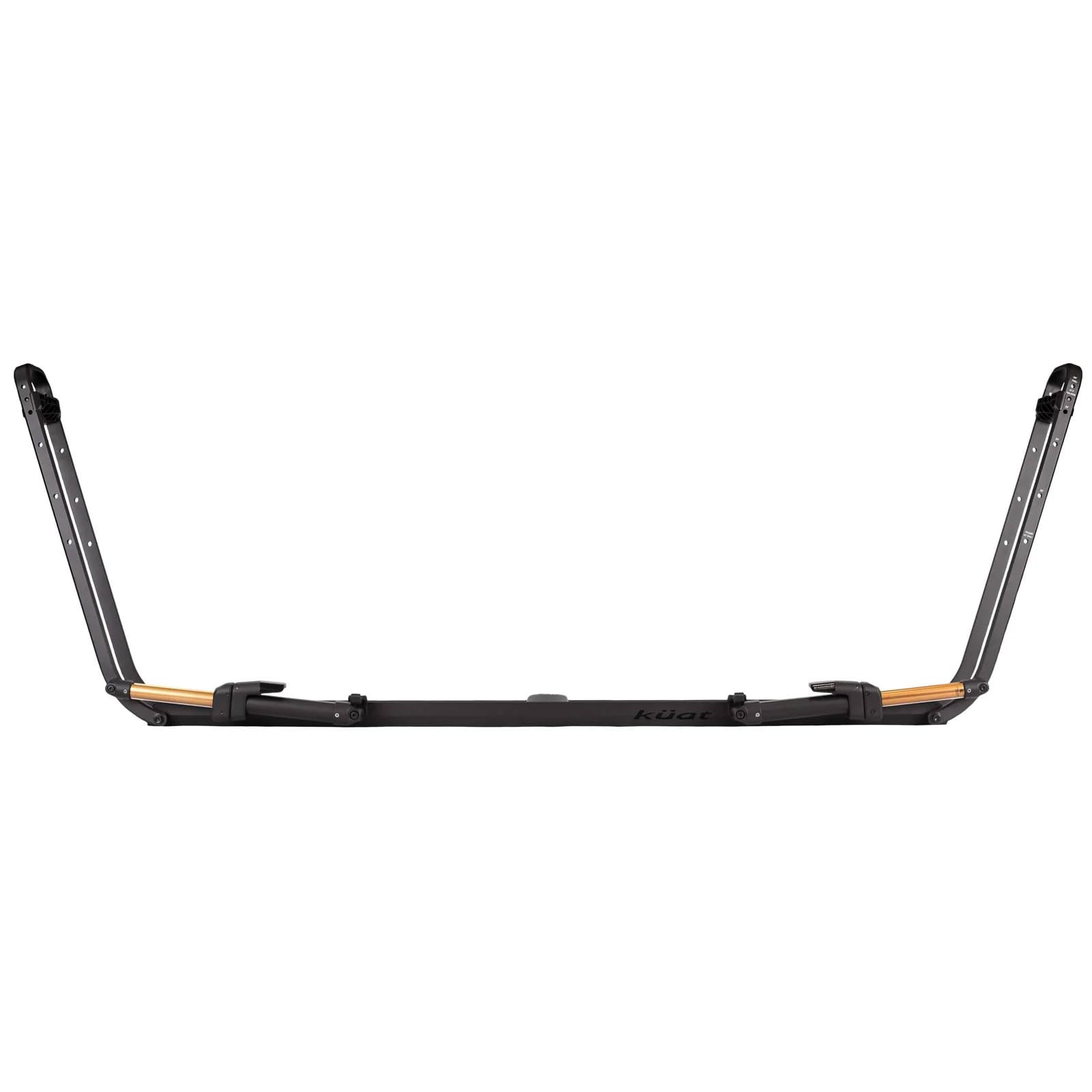 Kuat Piston SR - Secure Durable Rugged Kashima-Coated Portable Foldable Easy-to-Use No Frame Contact Rooftop Bike Rack with 53" Max Wheelbase & 5" Max Tire Width, 1 Bike Capacity