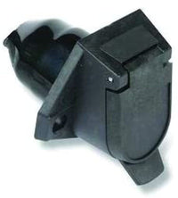 Custer 7 Round, Heavy Duty Black ABS Socket PLG7R-SKT