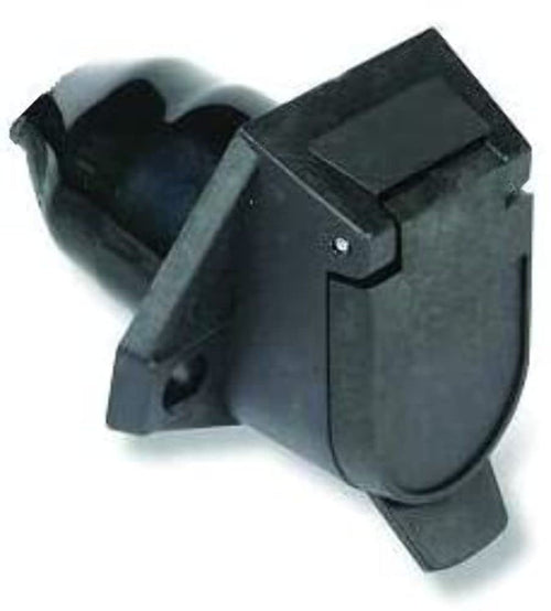 Custer 7 Round, Heavy Duty Black ABS Socket PLG7R-SKT