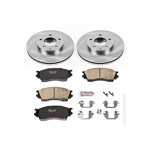 Power Stop Autospecialty KOE1186 Front Replacement Brake Kit-OE Brake Rotors & Ceramic Brake Pads
