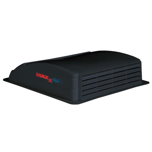 Mini Air Vent MAXXAIR 00-03750, Non-Powered, 10.5" Internal Opening with Manual Closing Baffle, Black