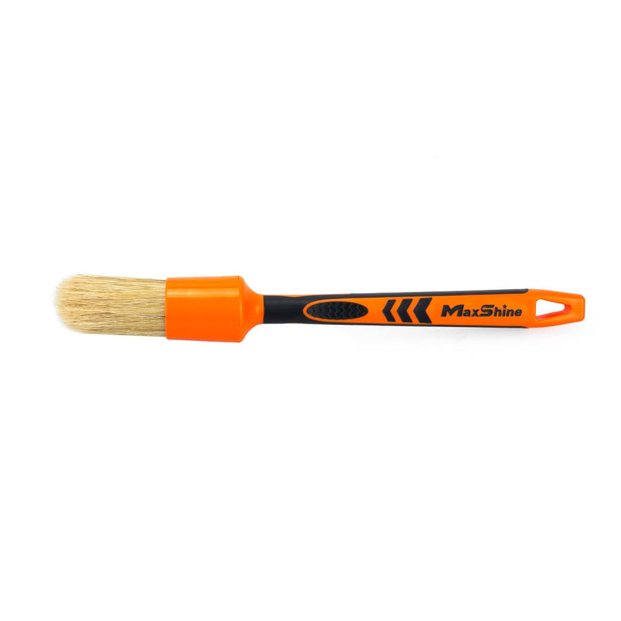 Maxshine #14 Large Universal Detailing Brush – Classic Boar’s Hair Bristles, Soft & Durable – Professional Brush for Interior, Exterior, Leather Seats, Engine Bay & Wheels