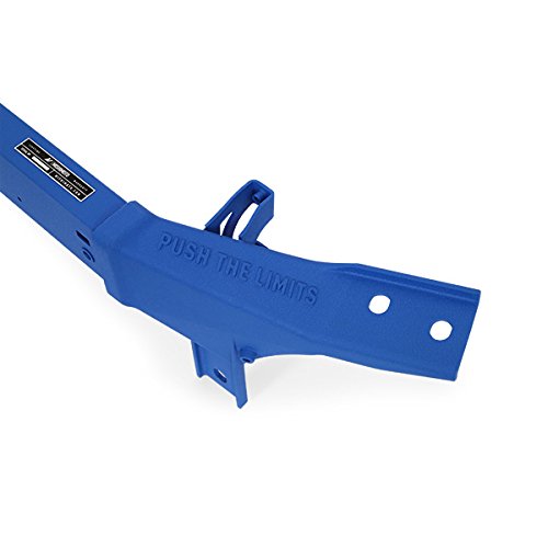 Wrinkle Blue Mishimoto MMUS-F2D-08BL Powerstroke Upper Support Bar (Ford 6.4L)