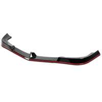 Glossy Black Spec-D Tuning Red Trim Front Bumper Lip Spoiler Compatible with 2012-2014 Mercedes Benz W204