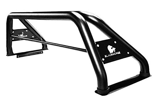 Classic Black Horse Roll Bar Includes 1 40in LED Light Bar Compatible with 2005-2021 Nissan Frontier-RB-NIFRB-KIT