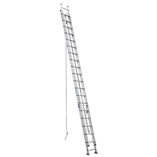Aluminum Flat Rung Extension Ladder Werner D540-2, 40-Foot 300-Pound Duty Rating