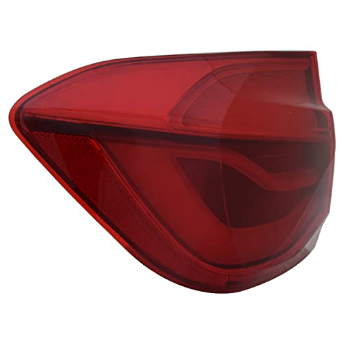 Left TYC Tail Light Assembly Compatible with 2016-2018 BMW 3 Series