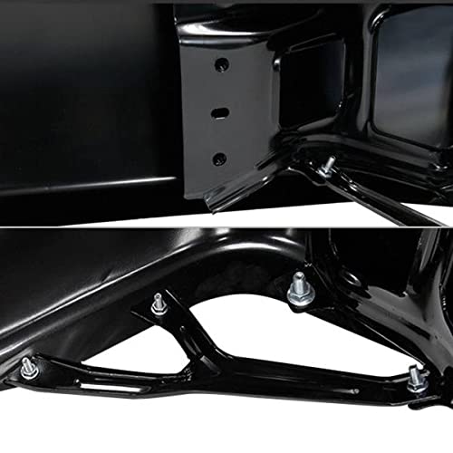 OEM Style Xtune Steel Rear Bumper (RB-DR09-SET-BK)