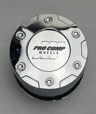 7425042 Pro Comp Wheels Center Cap 4.25 in. 2 pc. Push Thru Chrome Center Cap