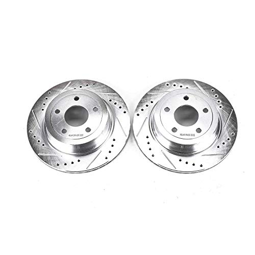 Power Stop AR82141XPR Evolution Rear Drilled & Slotted Rotor Pair For Chevrolet Cobalt 2008-2010 [Model Specific]
