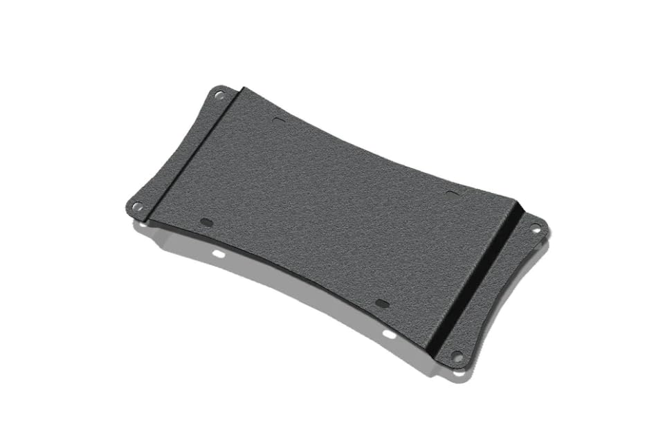 CrawlTek License Plate/Tailgate Plate Relocation Compatible with 2007-2018 Jeep Wrangler JK