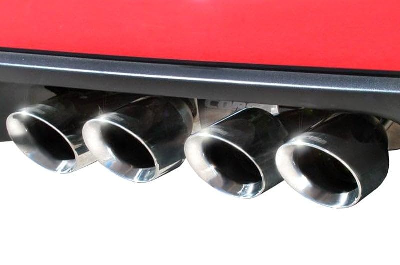 Corsa 21010BLK Axle-Back Exhaust CORSA (Chevrolet Corvette C6 2005-2008), 1 Pack