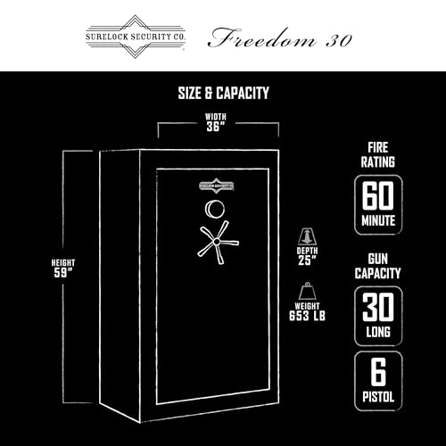 Freedom Flag SureLock Security Safe 30 Gun and Home