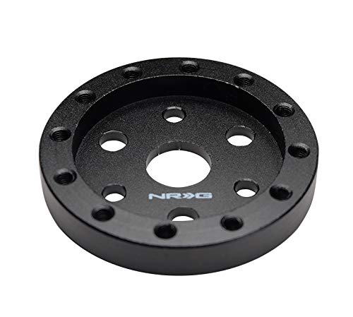 NRG Innovations Steering Wheel Hub Extension NRG-SRK-36BK Spacer, 5" 3-Hole To 6-Hole Adapter Spacer, 6x70 - Standard 3-bolt Quick Release Pattern