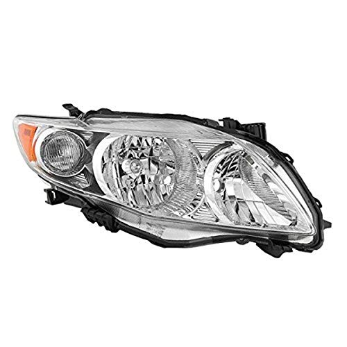 Headlight Xtune HD-JH-TCO09-OE-R (Toyota Corolla 2009-2010 Passenger Side -OEM Left)
