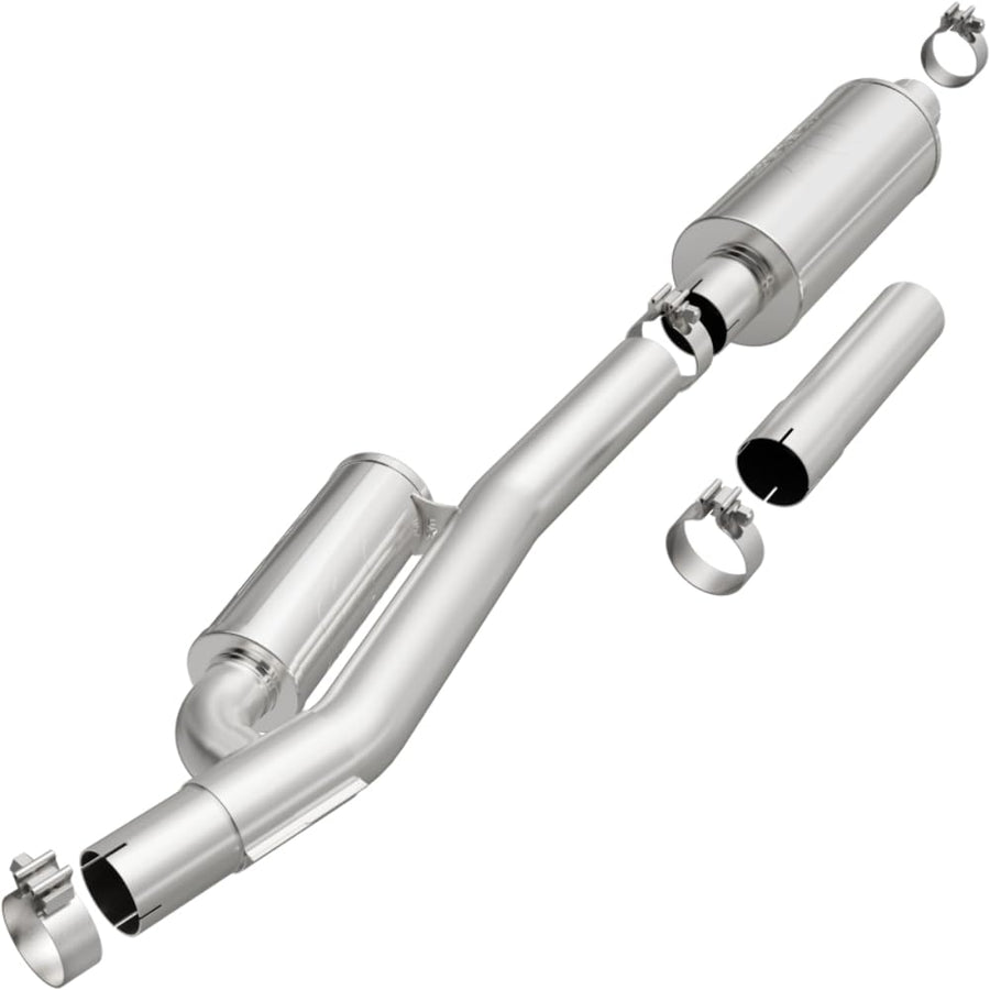 D-Fit MagnaFlow Muffler Replacement Kit with Muffler 19533 - Designed Compatible with 2019-2023 Chevrolet Silverado 1500, 2019-2023 GMC Sierra 1500