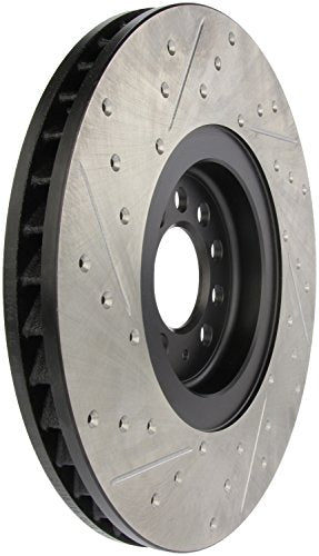 Sport Drilled/Slotted Brake Rotor StopTech 127.33094L (Front Left), 1 Pack