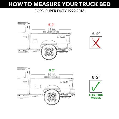 Extang RealTruck Trifecta e-Series Soft Folding Truck Bed Tonneau Cover | 77725 | Fits 1999-2016 Ford F-250/350 Super Duty 8' Bed (96")