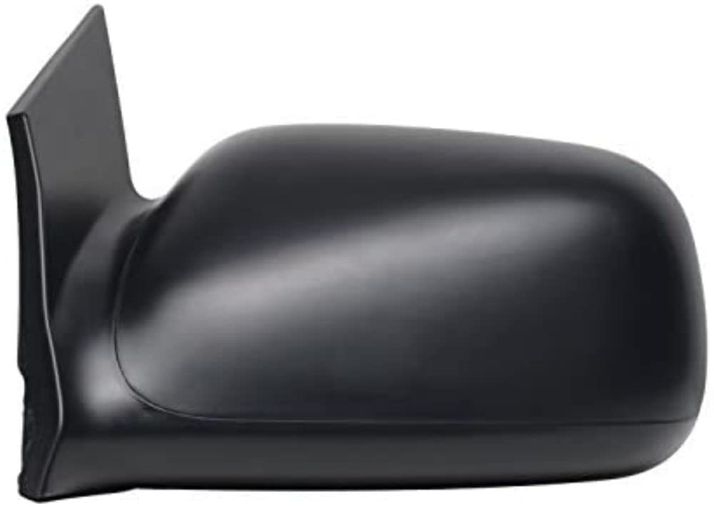 Driver Side Fit Mirror for Honda Civic Coupe, Black PTM, Non-Foldaway, Heated Power