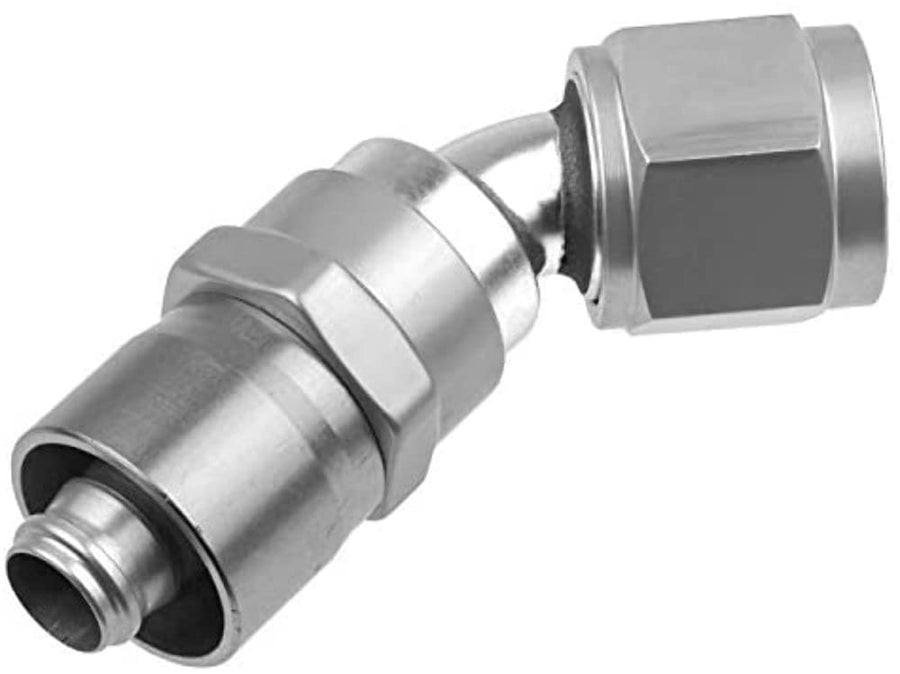 7045-06-5 Redhorse Performance Crimp Style Hose End (Clear), 1 Pack