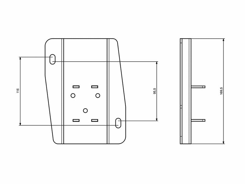 Universal Front Runner Awning Brackets