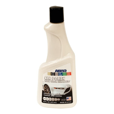 Car Polish ABRO White: Scratch Remover for Vehicles and Paint Scratch Repair Restorer Wax, Polishing Compound for Detailing, Paint Scratch Repair for Vehicles 16oz.