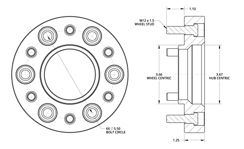 Blue Spidertrax WHS032 Wheel Spacer Kit