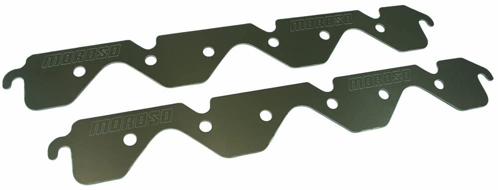 Moroso Exhaust Port Cover/Storage Plates 25169, Fits Small Block Ford 289/302/351W Conventional Heads