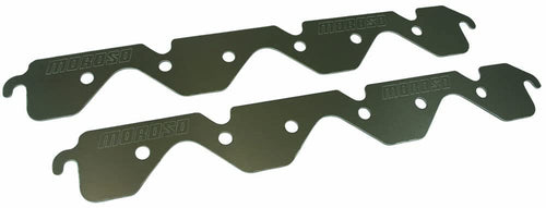 Moroso Exhaust Port Cover/Storage Plates 25169, Fits Small Block Ford 289/302/351W Conventional Heads