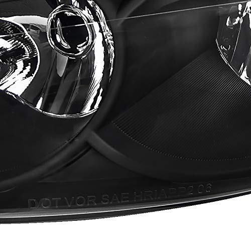 Spec-D Tuning Headlights- LH-IPA06JM-RS Black Also Fit 06-07 Monte Carlo CHEVROLET IMPALA 06-13