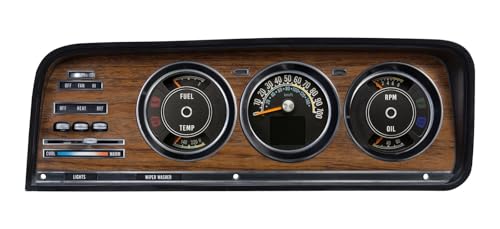 Dakota Digital Retrotech RTX-73J-WAG-X Gauge Instrument System Compatible with Jeep 1973-85 Wagoneer, Cherokee & J Trucks