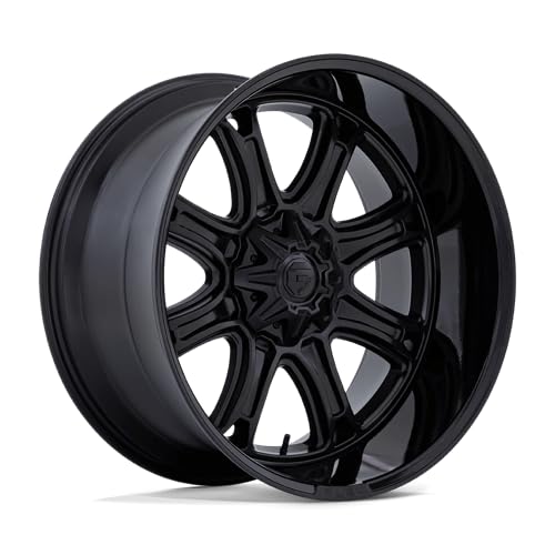 1PC Fuel D853 24X12 6X4.5/5.5 M-BLK G-BLK-LP -44MM - FC853MB24127044N