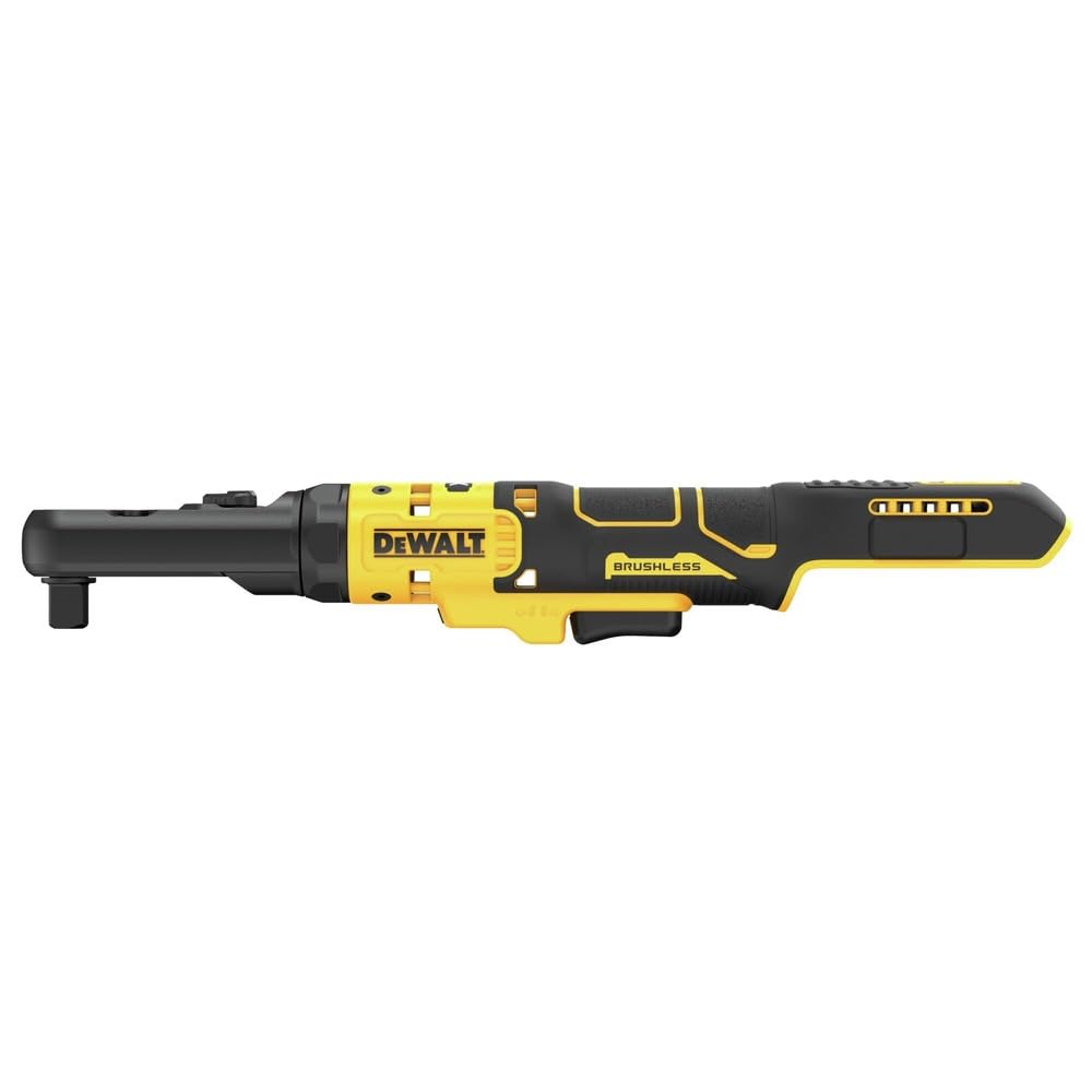 DEWALT 20V MAX XR Cordless Ratchet, Bare Tool Only 3/8" and 1/2" Sealed Head Ratchet (DCF510B)