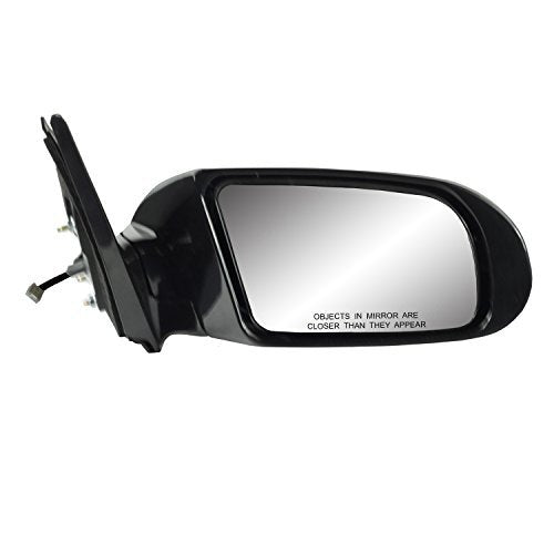 Mirror Passenger Side for Nissan Maxima, Black w/PTM Cover, w/Turn Signal, Memory, w/Limited Edition pkg, Foldaway, w/o Premium pkg, Power