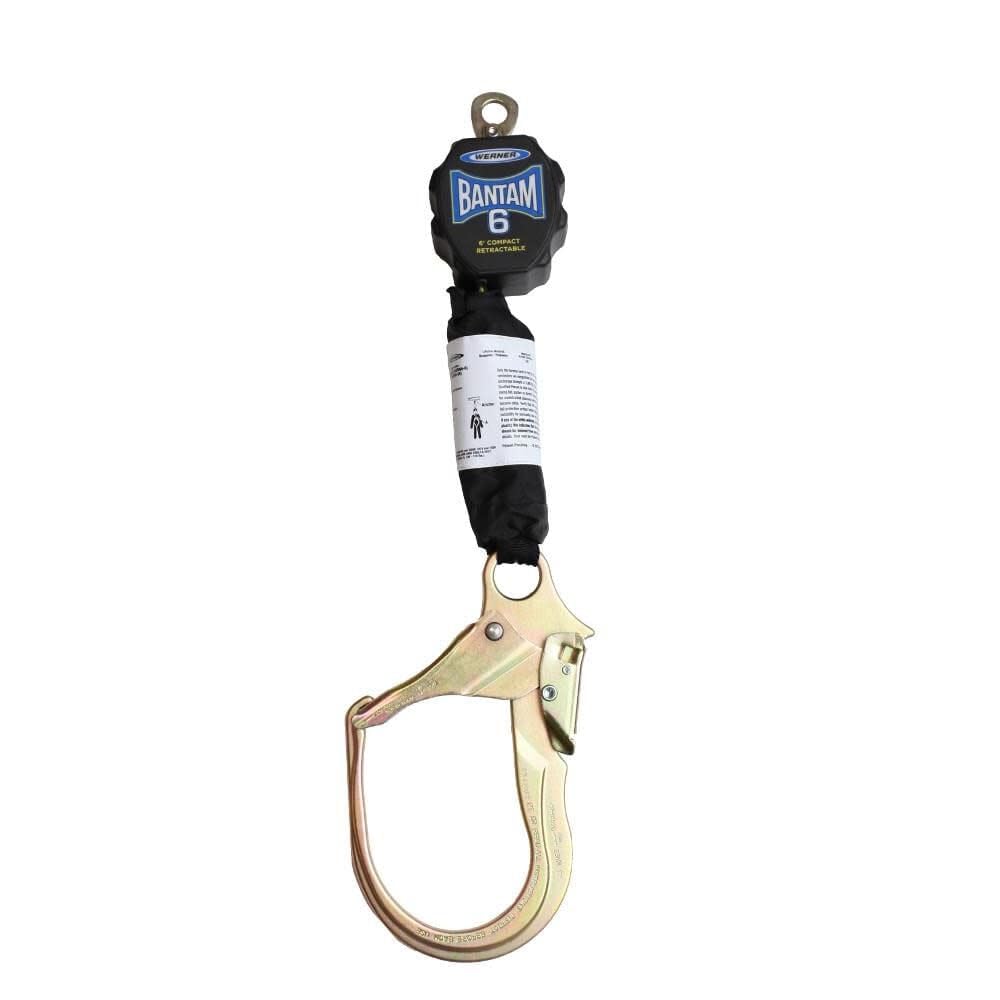 6 Ft. Werner Bantam Web Self-Retracting Lifeline W/steel Rebar