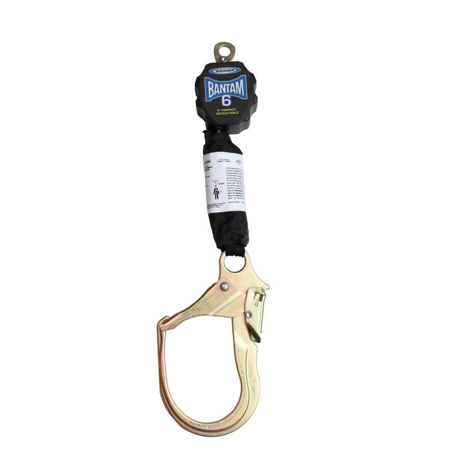 6 Ft. Werner Bantam Web Self-Retracting Lifeline W/steel Rebar